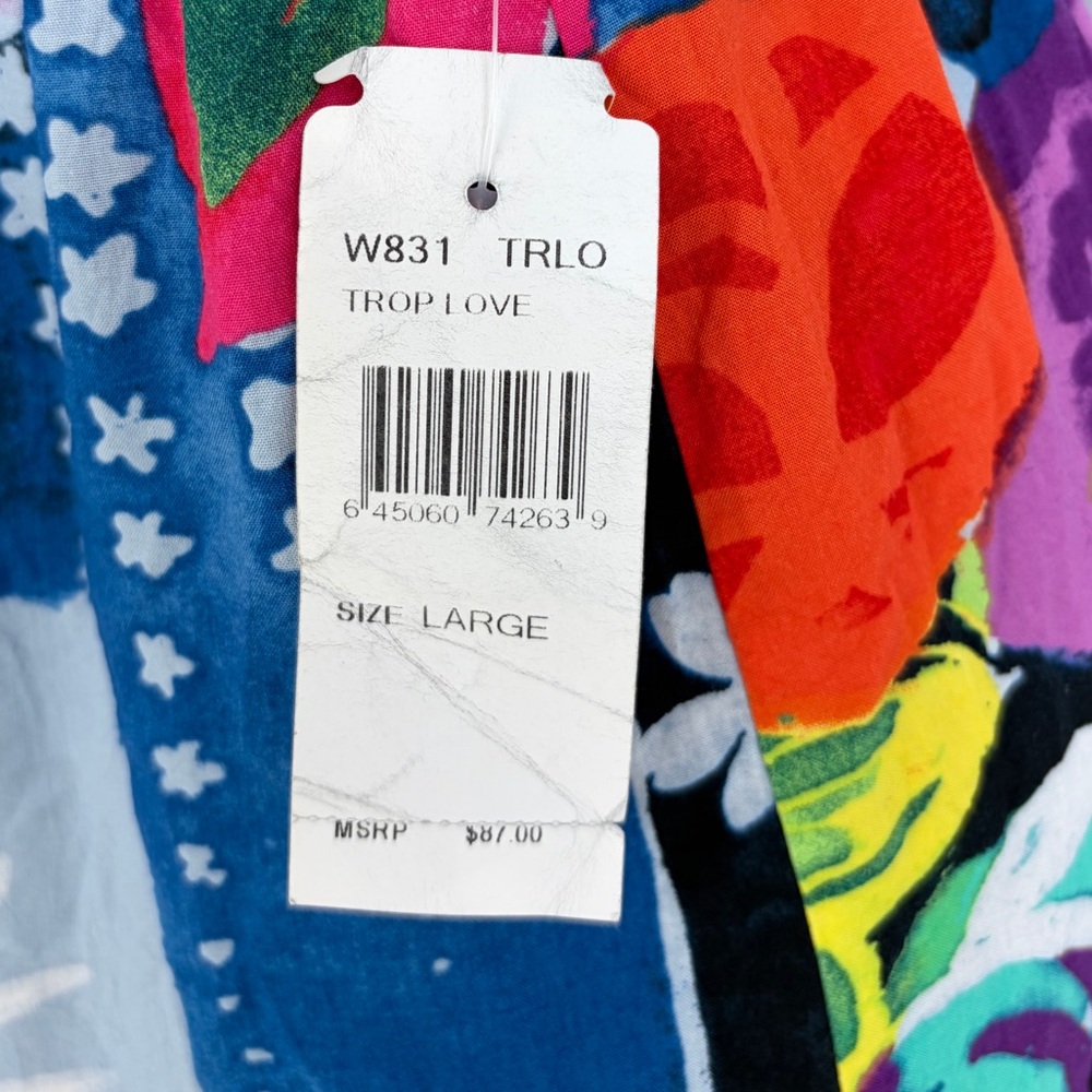 Jams Words Colorful Tiered Floral Skirt - Picture 9 of 12